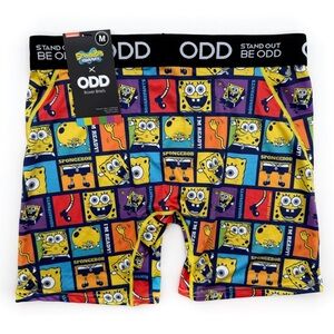 Odd Sox SpongeBob SquarePants Boxer Briefs Mens Medium Underwear Nickelodeon Y2K